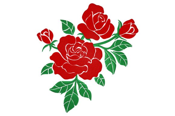Beautiful Roses Embroidery Design Review