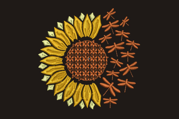 Sun Flower Embroidery Design Review
